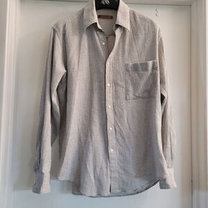 Donna Karan Signature Gold Label Men’s Dress Shirt. 15 1/2- 34/35 Color is Straw